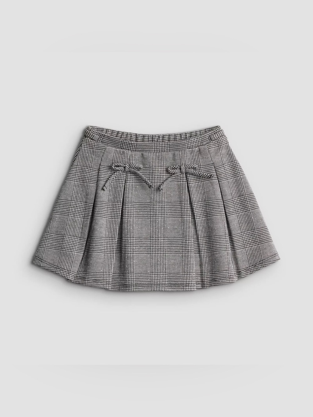 Jumping Beans Pleated Bow Skort, plaid shine - never worn